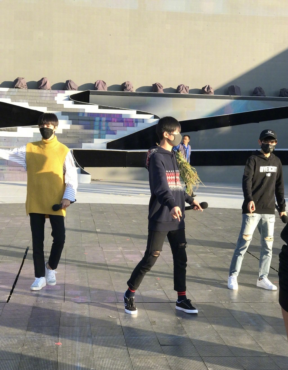 TFBOYS中秋晚会彩排高清路透图片
