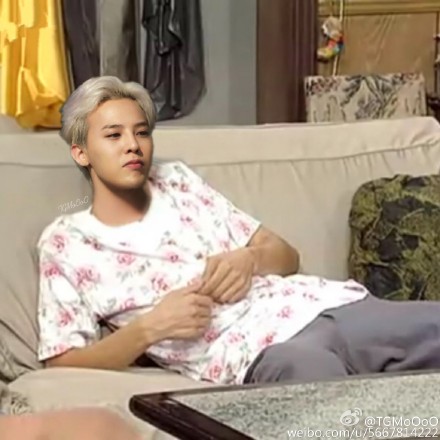 葛优躺沙发BIGBANG版搞笑表情包图片