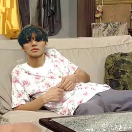 葛优躺沙发BIGBANG版搞笑表情包图片