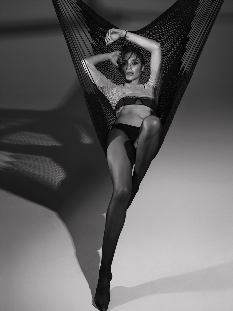 盖尔·加朵黑色性感时尚大片图片
