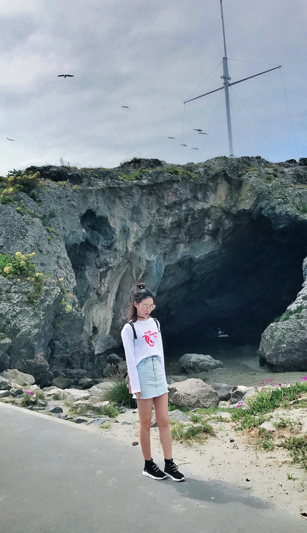 杜雨宸图片 杜雨宸海边休闲唯美写真