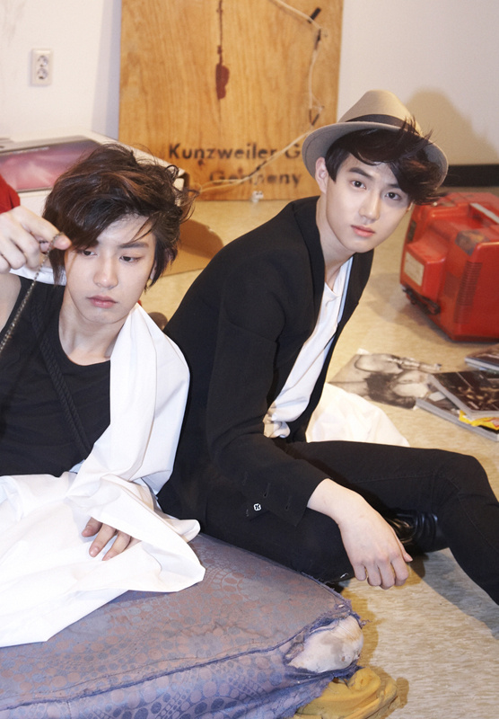 EXO 朴灿烈出道预告图  EXO朴灿烈写真美图