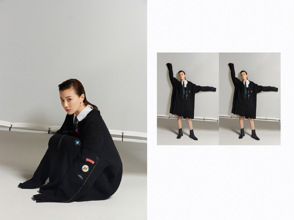 王鹤润俏丽柔美时尚写真图片
