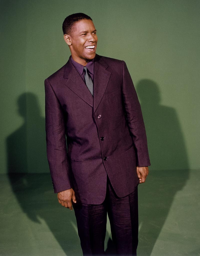美国黑人男演员丹泽尔·华盛顿图片