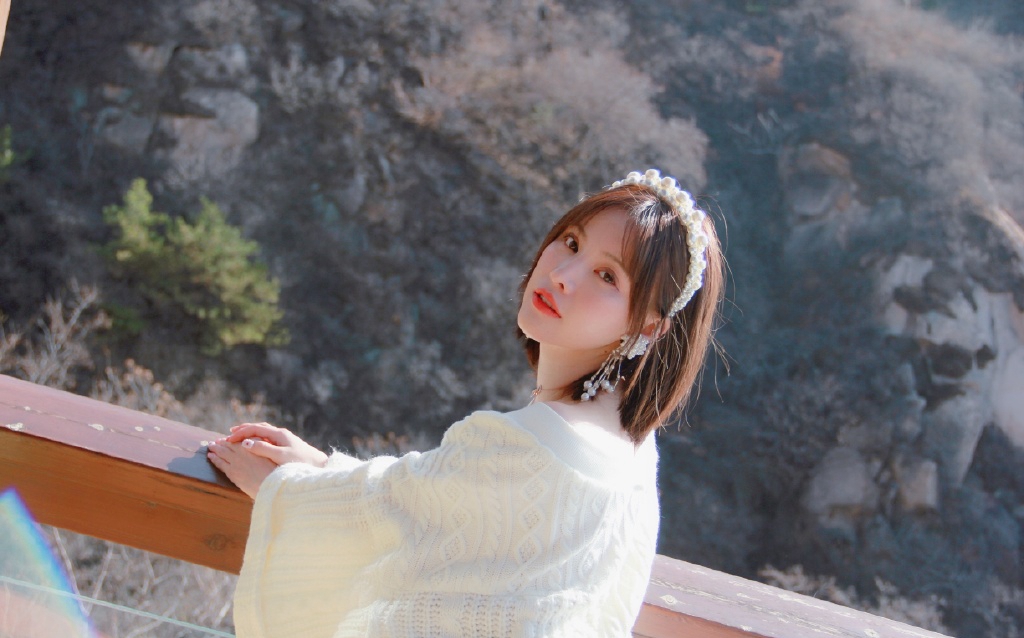 蕙心玥纯白唯美写真图片