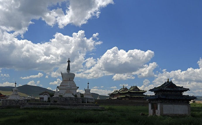 外蒙喇嘛教寺庙图片