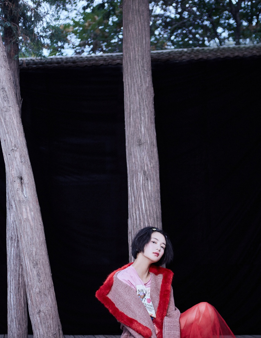 张雅钦个性混搭风时尚写真图片