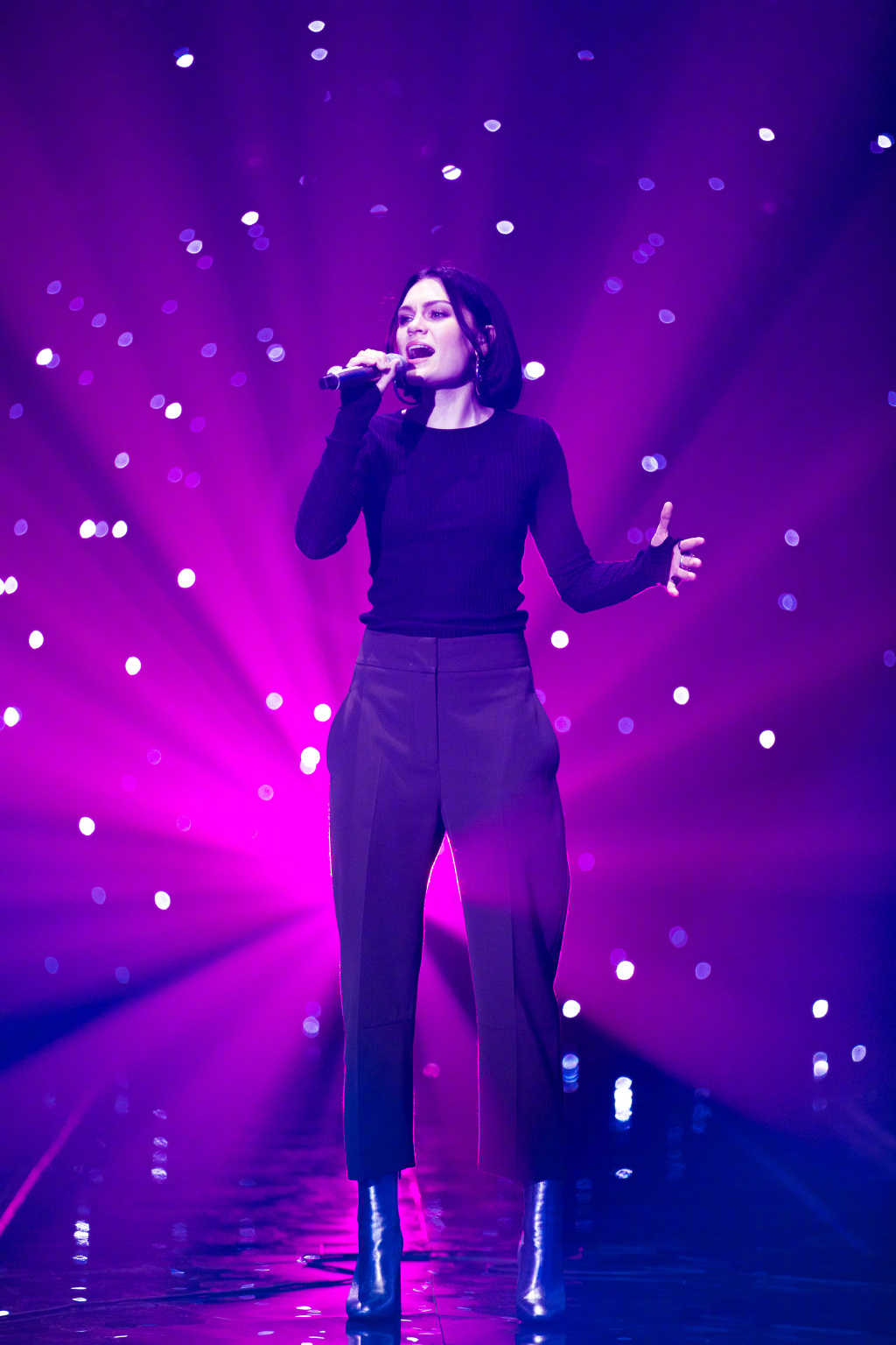 JessieJ 《歌手2018》舞台彩排图片