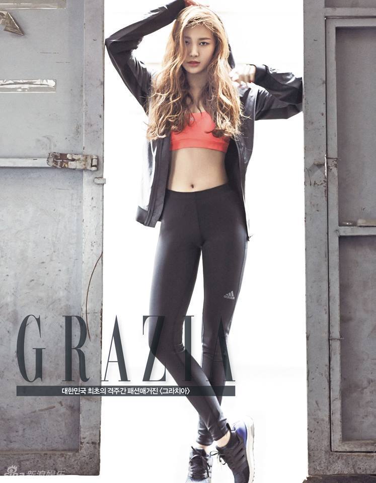 Girls Day成员Yura亮相时尚杂志GRAZIA