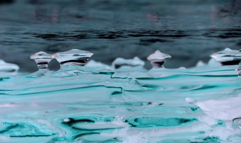 冰的微距图片(9张)