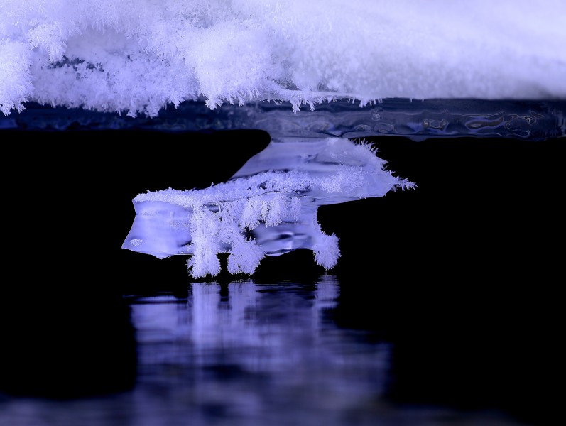 冰的微距图片(9张)