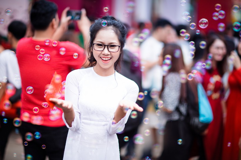 美女的微笑图片(15张)