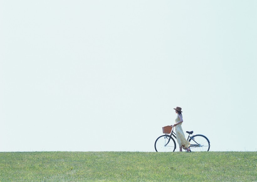 女性骑自行车休闲图片(20张)