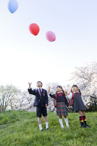 小学生放学的路上图片(28张)