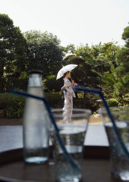 夏日里打伞的日本女人图片(22张)