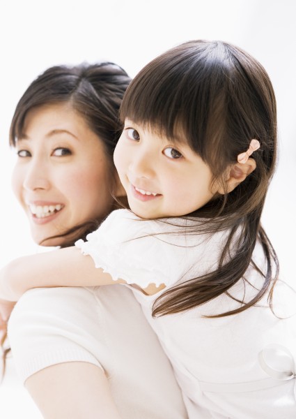 幸福母女图片(19张)