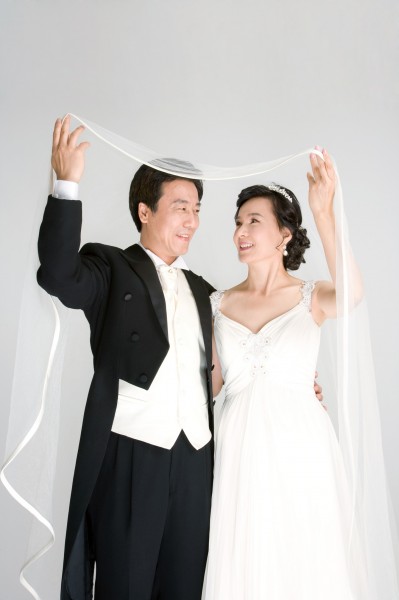 中年夫妇婚纱照图片(20张)