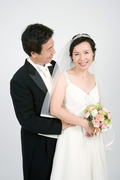 中年夫妇婚纱照图片(20张)
