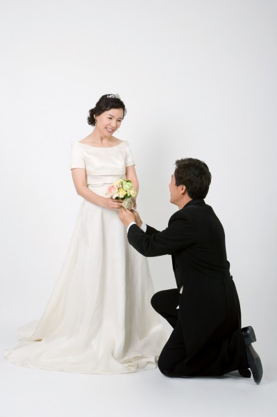 中年夫妇婚纱照图片(20张)