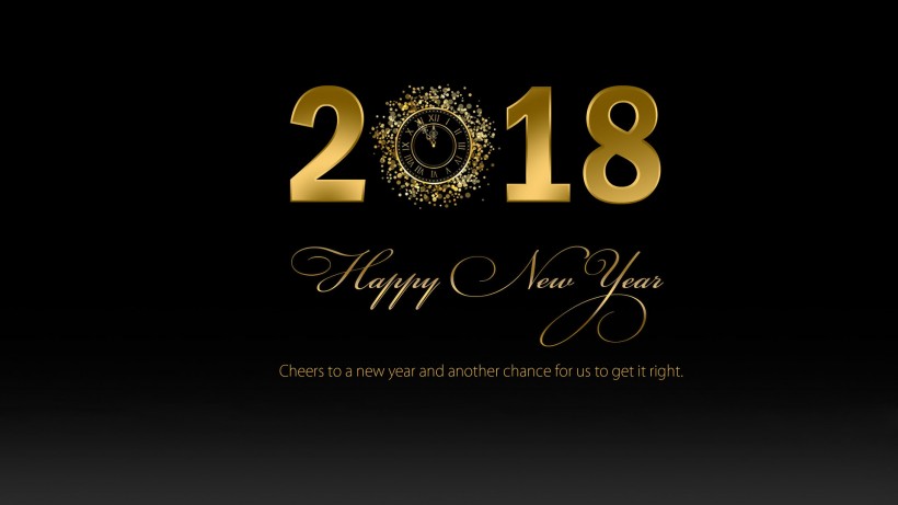 2018新年数字素材图片(16张)