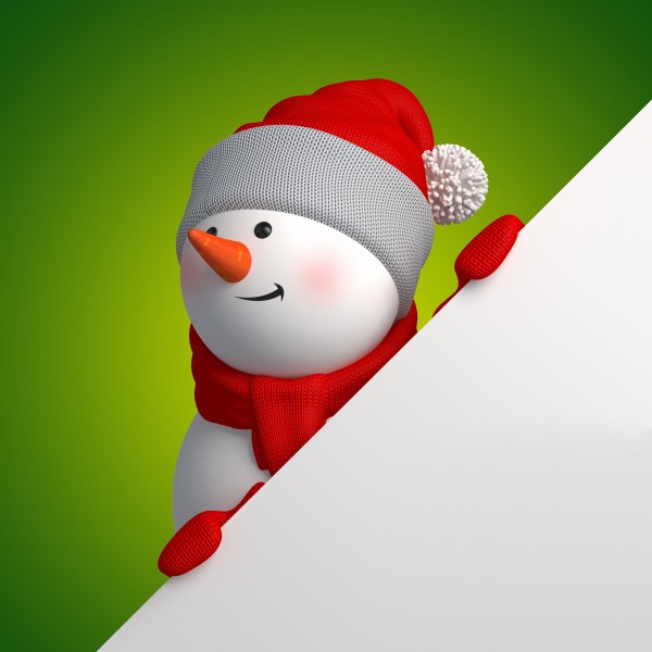 3D圣诞小雪人设计图片(24张)