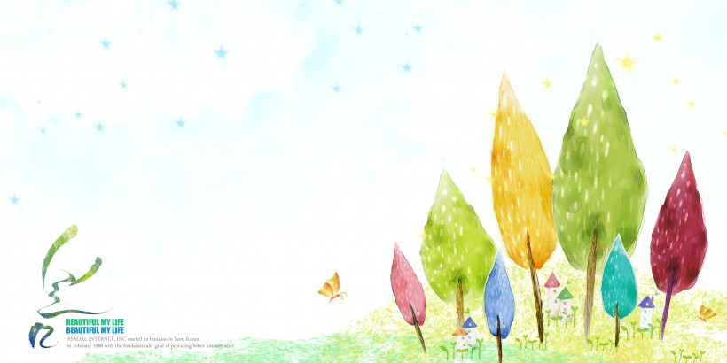 杂志风景插画图片(53张)