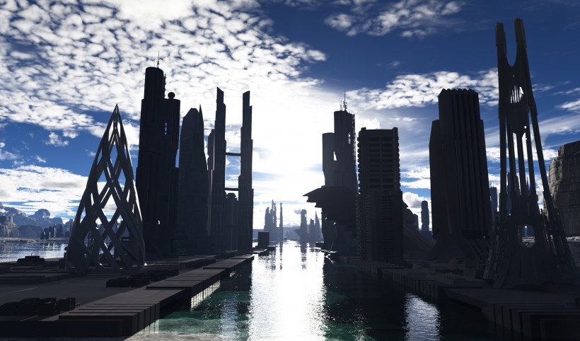 创意科幻城市素材图片(10张)