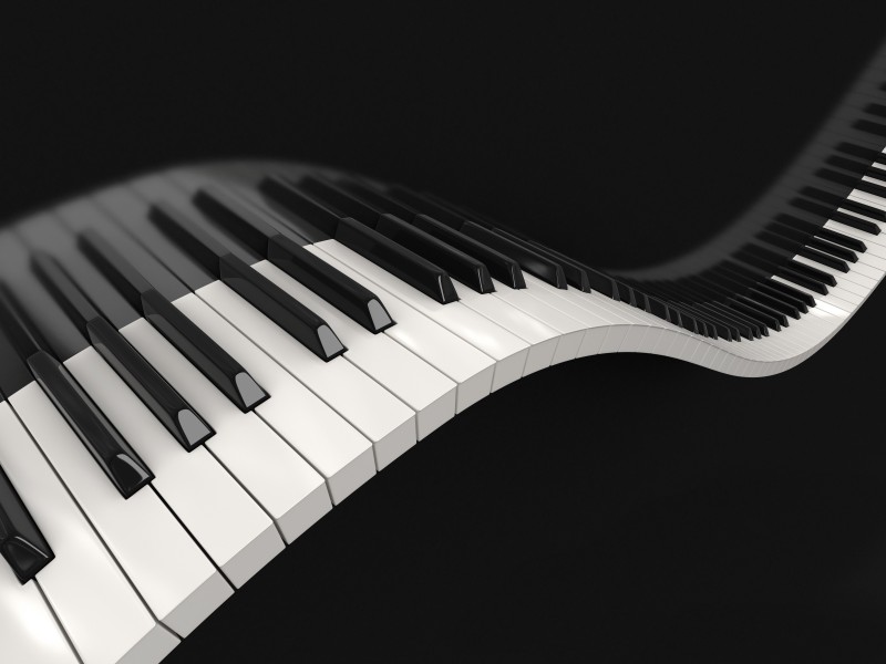 钢琴琴键素材图片(10张)