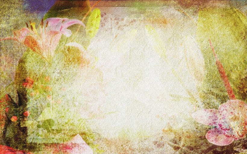 花卉彩绘背景素材图片(16张)