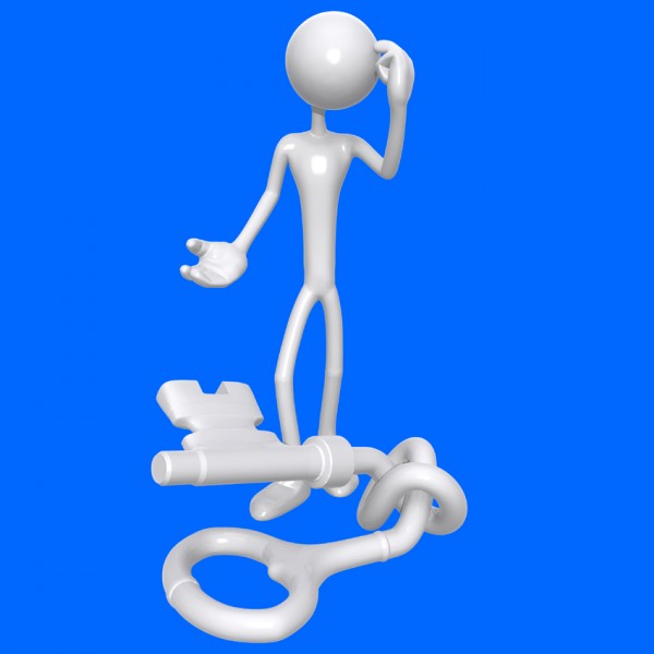 罕见！灰色3D小人（850×850）图片(36张)