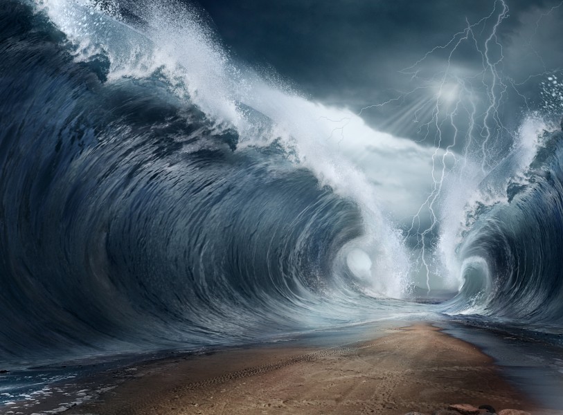 巨大海浪创意图片(7张)