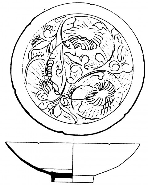 两宋时期盘子花纹图片(73张)