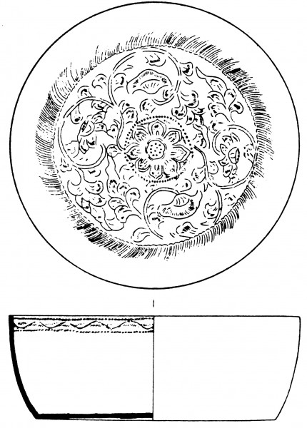 两宋时期盘子花纹图片(73张)