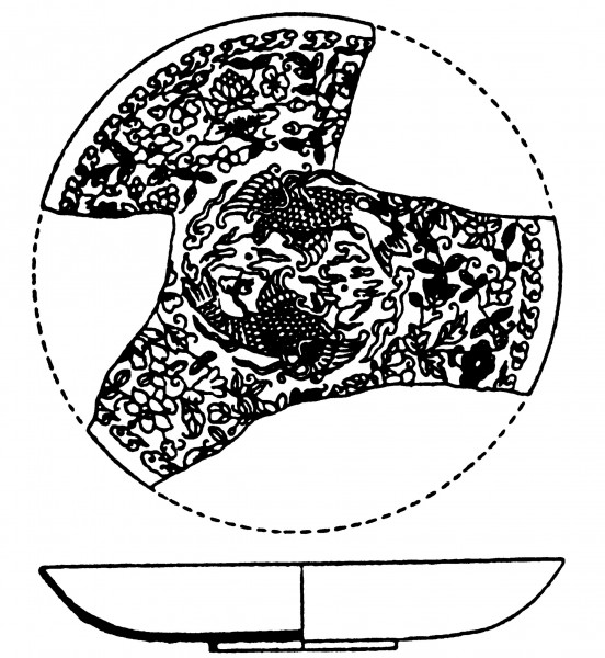 两宋时期盘子花纹图片(73张)