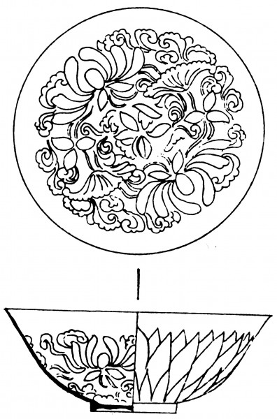 两宋时期盘子花纹图片(73张)