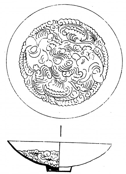 两宋时期盘子花纹图片(73张)