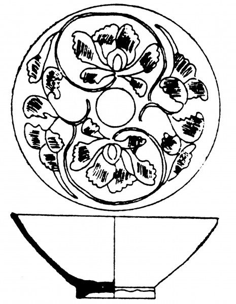 两宋时期盘子花纹图片(73张)