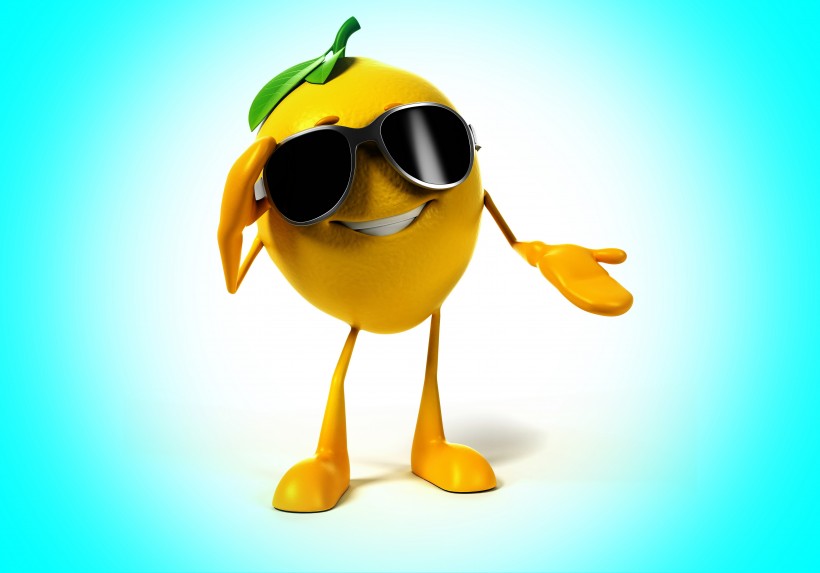 微笑的柠檬3D设计图片 (11张)