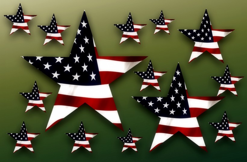 美国星条旗图案背景图片(5张)