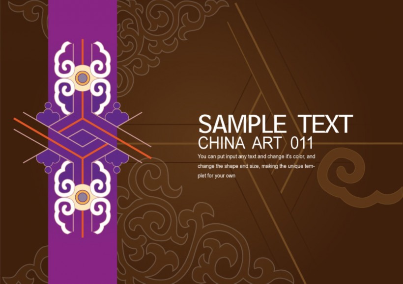 中国时尚纹饰模板图片(100张)