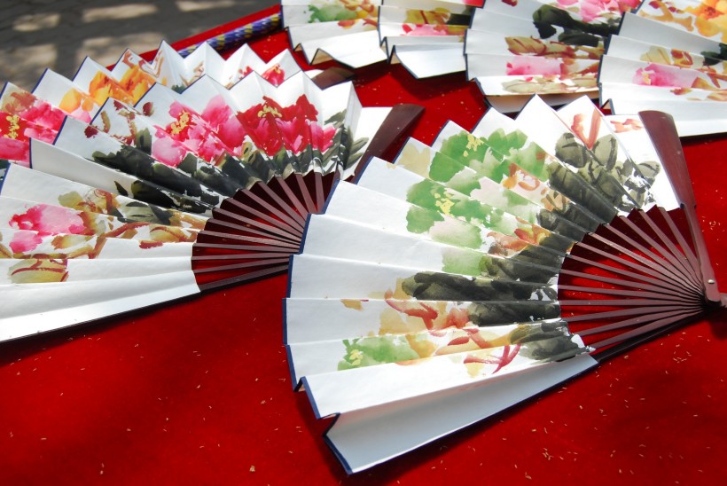 中国传统扇子图片(11张)