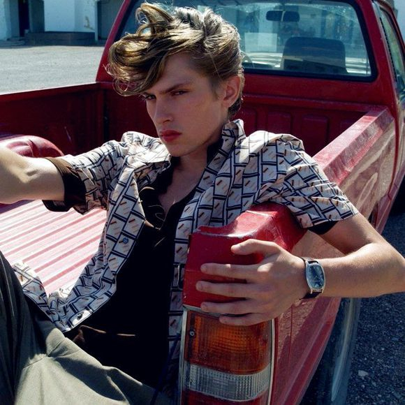 欧美男模美男mathias lauridsen帅气生活照图片