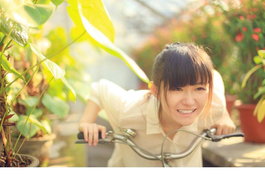 小女生清新怡人的旅行之恋