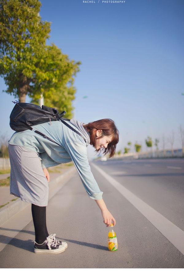 气质浪漫美女的心旅程