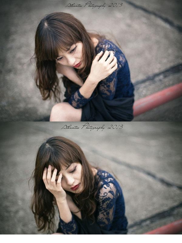性感美模红唇蕾丝魅惑写真