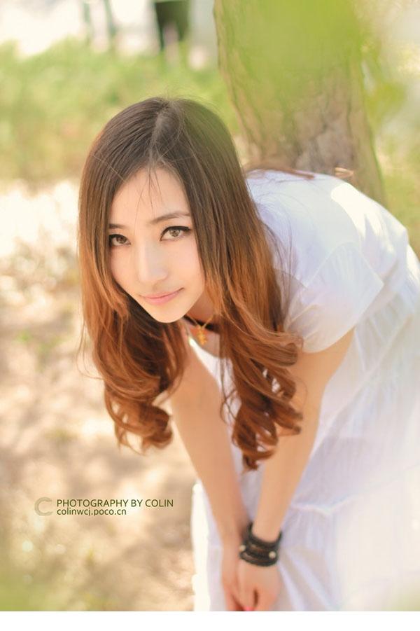 樱花盛开时邂逅清纯女神
