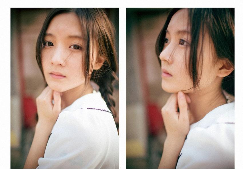楚楚可怜的南方温婉姑娘