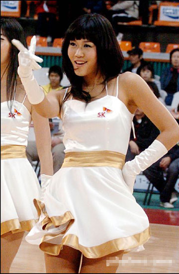 清纯可爱的韩国篮球美女