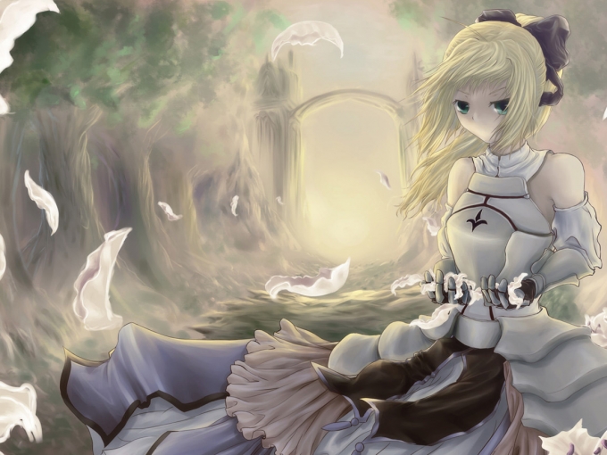 唯美梦幻动漫美女
