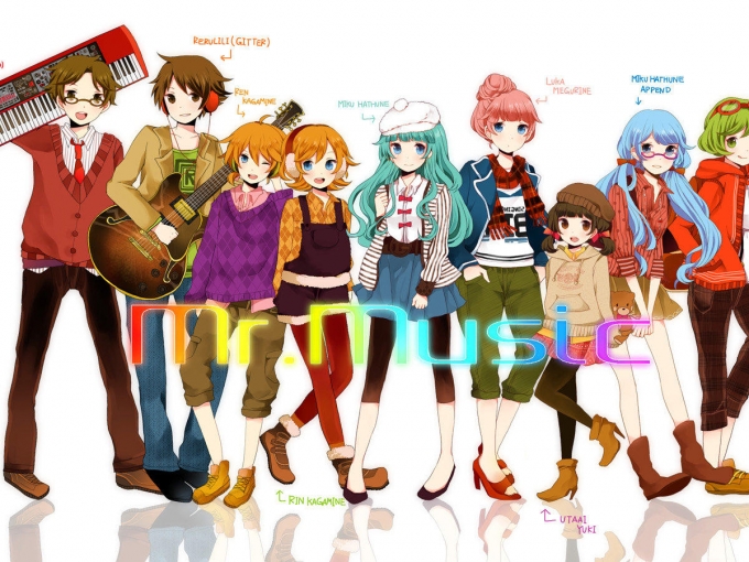 可爱动漫美女巡音露卡